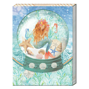 Coastal Mermaid Globe Pocket Notepad Product