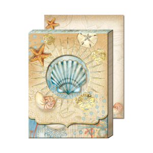 Coastal Tiny Seashells Pocket Notepad Product