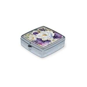 Purple Bouquet Pill Box Product