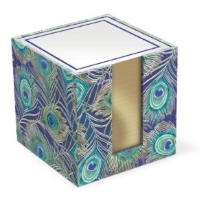 Peacock Feather Memo Set Product