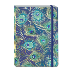 Emerald Peacock Feathers Softcover Journal Product