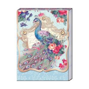 Iconic Blushing Peacock Pocket Notepad Product