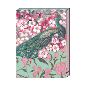Iconic Cherry Blossom Peacock Pocket Notepad Product