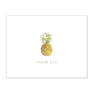 Elegant Pineapple Thank You Cards Product