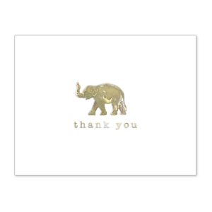 Elegant Elephant Thank You Cards Product