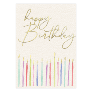 Happy Birthday Candles Card Product