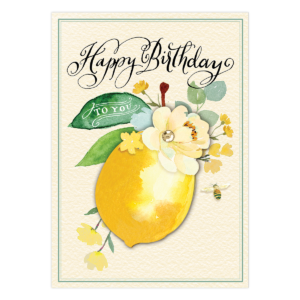 Birthday Sweet Lemon Greeting Card Product