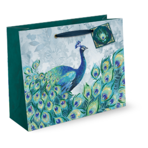 Emerald Peacock Large Gift Bag Product