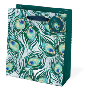 Emerald Peacock Medium Gift Bag Product