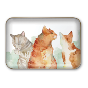 Orange Cats Decorative Tray Product