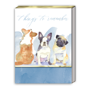 Dog Trio Pocket Notepad Product
