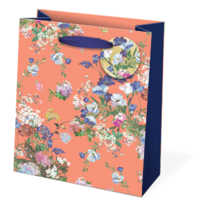 Floral Pop Orange Medium Gift Bag Product