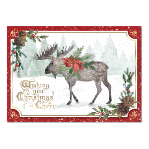 Holiday Christmas Moose Boxed Holiday Cards Product