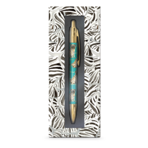 Pug Pattern Boxed Pen Product