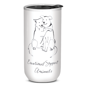 Hugging Dogs Travel Mug Product
