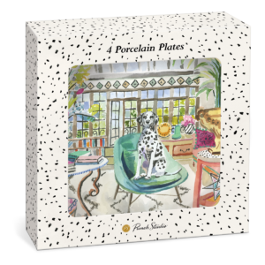 Uptown Pets Ceramic Plate Set Product