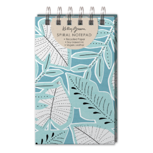 Blue Leaves Jotter Notepad Product