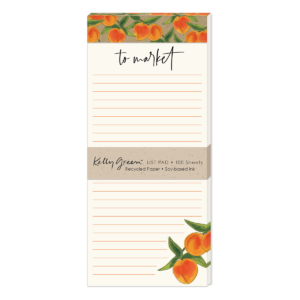 Orchard Blossoms Peaches Magnetic List Pad Product