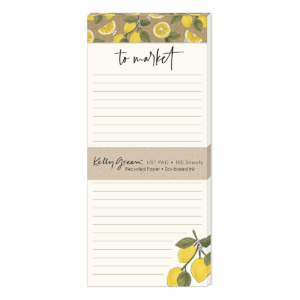 Orchard Blossoms Lemons Magnetic List Pad Product