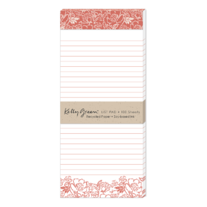 Natural Line Floral Magnetic List Pad Product