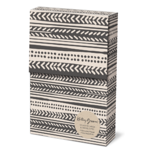 Natural Stripes Pouch Note Cards Product