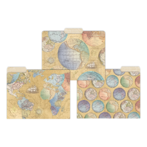 Globes File Folders Set of 9 Product