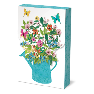 Full Bloom Watering Can Pouch Note Cards Product