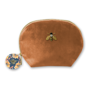 Spring Garden Sienna Velvet Bee Brooch Bag Product
