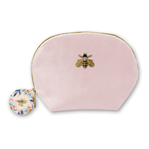 Spring Garden Blush Velvet Bee Brooch Bag Product