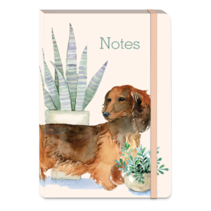 Houseplant Dachshund Softcover Notebook Product