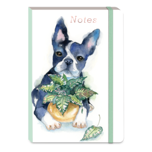 Houseplant Boston Terrier Softcover Notebook Product