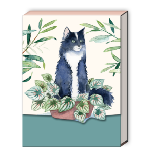 Houseplant Black Cat Pocket Notepad Product