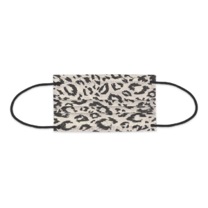 Black Cream Leopard 10-Count Disposable 3-Ply Face Masks Product
