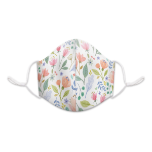 Spring Flowers Reusable 3-Layer Cotton Face Mask Product