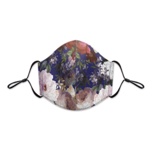 Wallpaper Floral Reusable 3-Layer Cotton Face Mask Product