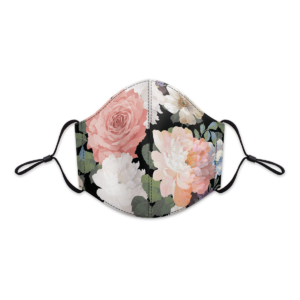 Evening Floral Reusable 3-Layer Cotton Face Mask Product