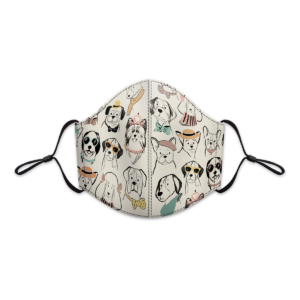 Puppy Portraits Reusable 3-Layer Cotton Face Mask Product