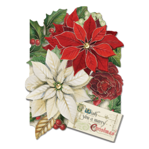 Holiday Merry Poinsettias Boxed Holiday Cards Product