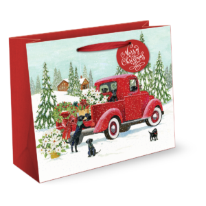 Red Truck Large Gift Bag Product