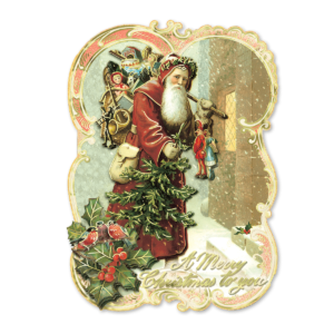Holiday Old World Santa Boxed Holiday Cards Product