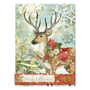 Holiday Botanical Deer Boxed Holiday Cards Product