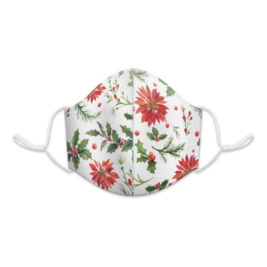 Christmas Greenery Reusable 3-Layer Cotton Face Mask Product