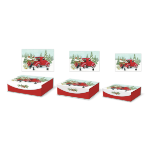 Red Truck Rectangle Flap Box Set Product